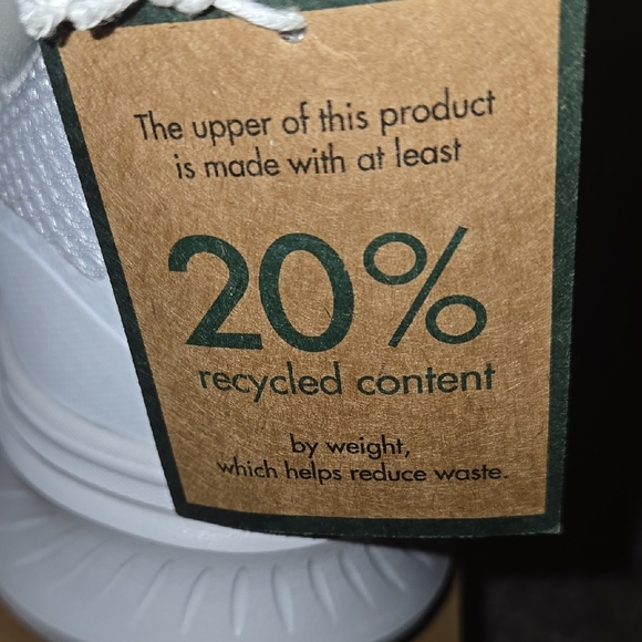 New Skechers Edge Ride Vegan White Mens Sneakers Size 9 Extra Wide - Picture 8 of 12